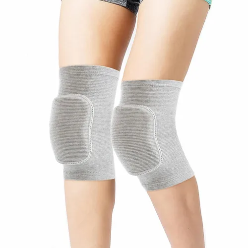 Vista 11 de Rodilleras de voleibol para bailarines, rodilleras suaves y transpirables para niñas, mujeres, hombres, jóvenes, niños, rodilleras protectoras