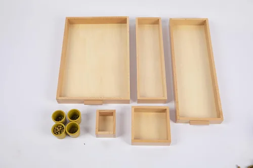 Vista 6 de Adena Montessori Cuentas de oro Materiales Sistema decimal Banco Juego Matemáticas Matemáticas Montessori Juguetes