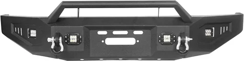 Vista 6 de Tundra parachoques delantero con placa de cabrestante para camioneta Toyota Tundra 2007 2008 2009 2010 2011 2012 2013