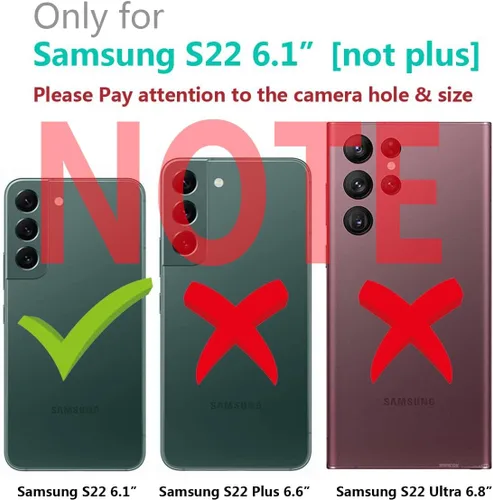 Vista 6 de Diseñada para Samsung Galaxy S22, con purpurina brillante para mujeres y niñas, bonita funda protectora de goma delgada para Galaxy S22 5G de 6.1