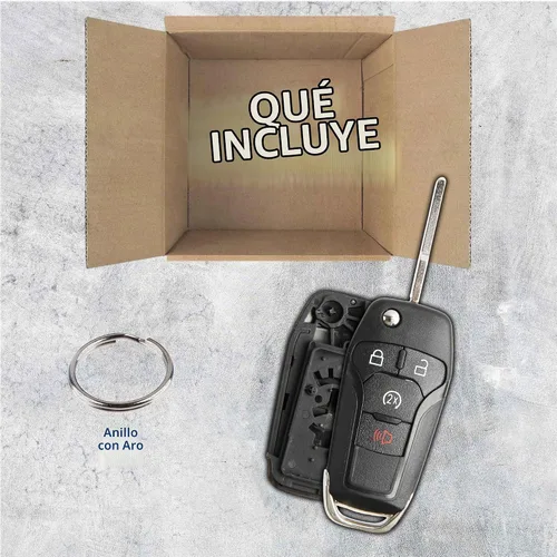 Vista 3 de Carcasa de repuesto para llavero plegable con arranque remoto para Ford N5F-A08TDA, 5923694 One