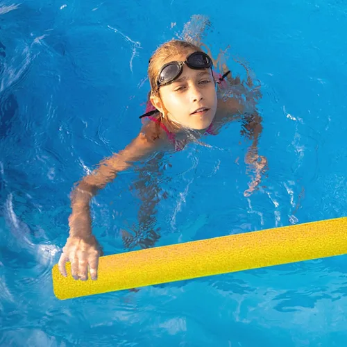 Vista 2 de Fideos para piscina, fideos de natación de espuma sólida de 59 pulgadas, fideos gruesos, tubo de espuma flotante para piscina, fideos de espuma
