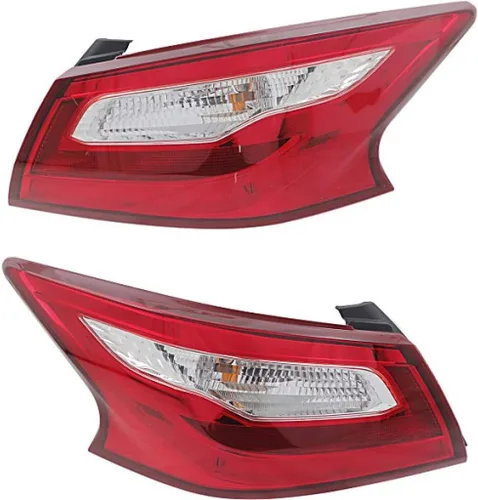 Vista 6 de Para Nissan Altima Tail Light 2016 2017 Driver Side Sedan Bombillas Incluidas DOT Certificado NI2804106 26555-9HS0A