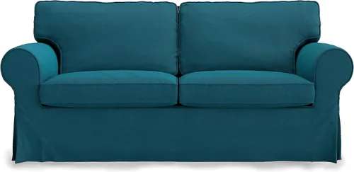 Vista 24 de MASTERS OF COVERS Ektorp - Funda de repuesto para sillón IKEA Ektorp (océano oscuro), no apta para sofá de la serie Uppland (solo funda de sillón)