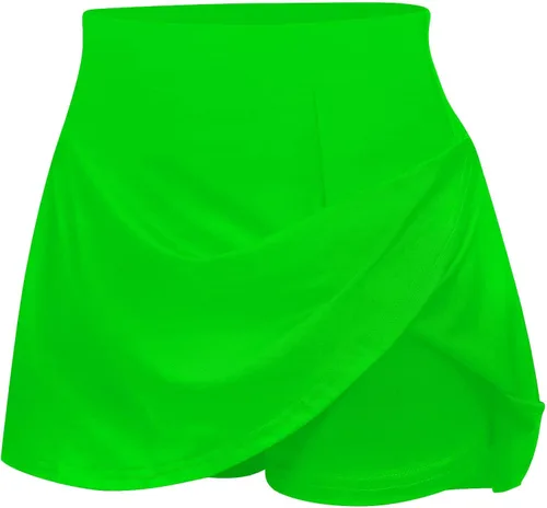 Vista 6 de HGps8w Falda de tenis para mujer con pantalones cortos incorporados, elástica, de cintura alta, con vuelo, atlética, para golf, para correr, casual