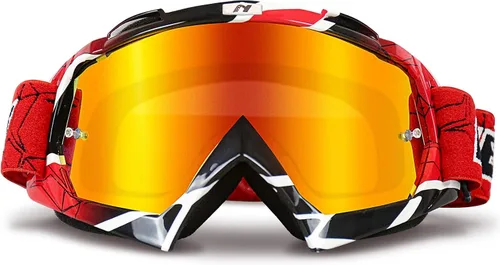 Vista 13 de Gafas de motocross para adultos, motocross, motocross, 4 ruedas, MX ATV todoterreno, lentes antiniebla para hombres y mujeres