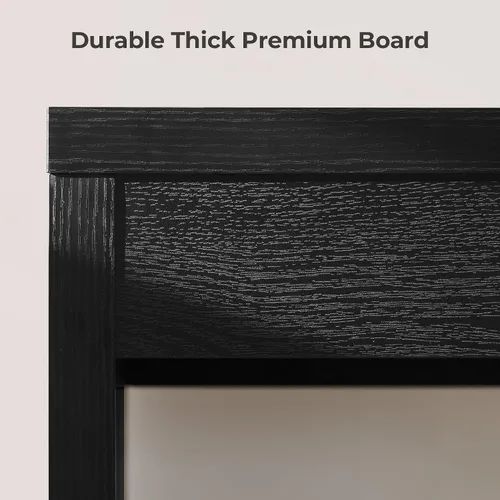 Vista 5 de SICOTAS Mesa de Escritorio para Computadora - Mesa de Estudio de Madera de 47 Pulgadas para Dormitorio, Escritorio de Oficina Estilo Granja