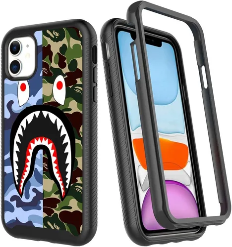 Vista 10 de Basketball King 23, diseño de jersey rojo, compatible con iPhone 11, funda de lujo a prueba de golpes, funda resistente de doble capa de TPU suave +