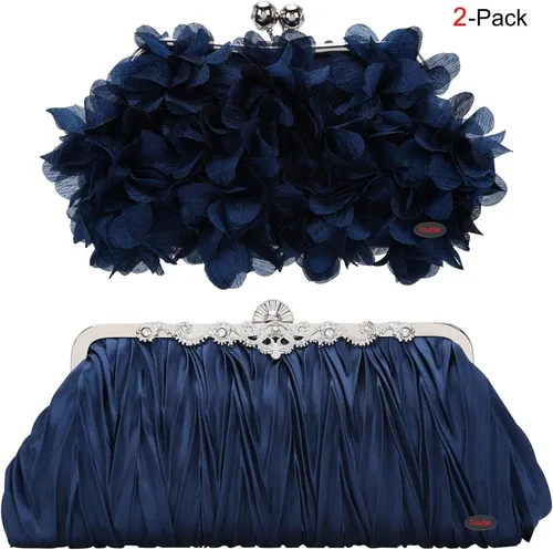 Vista 4 de Fawziya Carteras con corte floral para mujer, bolsos y embragues de noche