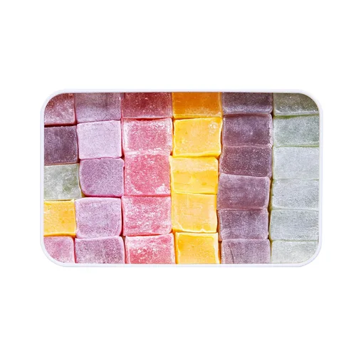 Vista 3 de Cerez Pazari Cesta de Regalo de Dulces Turcos, Postre Lokum de Lujo, Regalos de Comida Corporativa Gourmet de Navidad y Fiestas en Elegante Caja