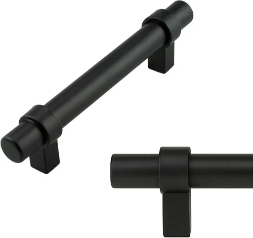 Vista 27 de Modket Paquete de 1 manija estilo barra europea de oro cepillado para gabinete de acero inoxidable 304 de 2 pulgadas