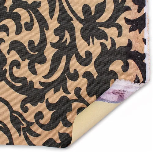 Vista 35 de Tela de lona estampada The Yard, impermeable, para exterior, 60 pulgadas de ancho, 600 denier negro (Tropical Black)