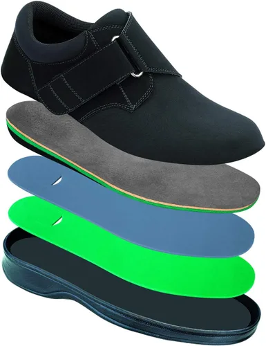 Vista 7 de Orthofeet Zapatos casuales ortopédicos elásticos Bismarck para hombre