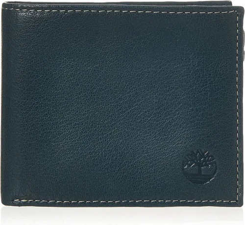 Vista 10 de Cartera de cuero para hombre de Timberland con bolsillo abatible adjunto