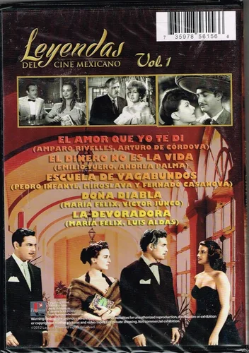 Vista 3 de LEYENDAS DEL CINE MEXICANO "10 PELICULAS EDICION ESPECIAL" VOL.1 EL AMOR QUE
