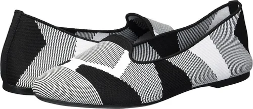 Vista 7 de Cleo-Sherlock-Mocasín de punto de ingeniería, ballet plano, Skimmer