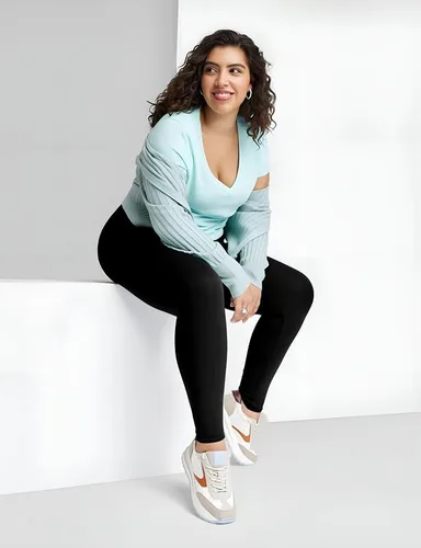 Vista 3 de Paquete de 3 leggings para mujer, de cintura alta, no se transparentan, con control de abdomen, pantalones de yoga suaves para mujer, leggings