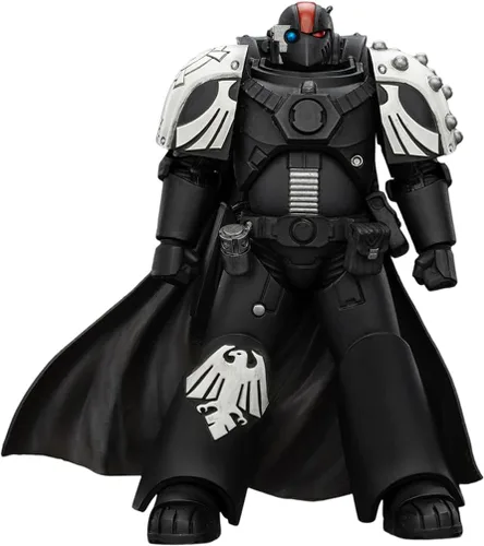 Vista 17 de JOYTOY 1/18 Warhammer 40,000 Figura de acción Black Templars The Emperors Champion Rolantus Collection