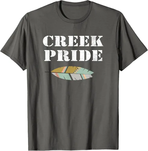Vista 78 de Creek Native American Pride - Camiseta, Negro, S