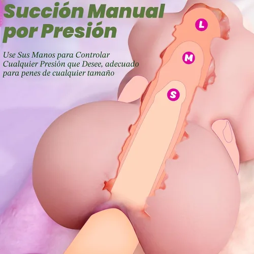 Vista 4 de Portable Mini Sex Doll, Realistic Pocket Pussy Sex Toys for Men Masturbator