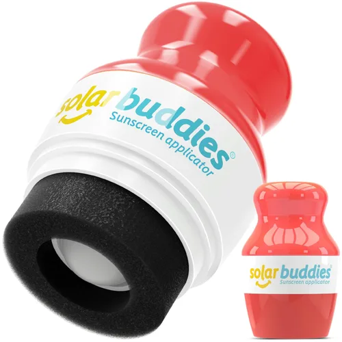 Vista 13 de Solar Buddies Aplicador de Protector Solar – Single Nude – Aplicador Recargable en Rollo con Esponja para Protector Solar, Crema Solar y Loción