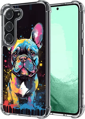 Vista 7 de Funda de protección contra caídas para Samsung Galaxy S23, juego de arcade Juego de Arcade Negro