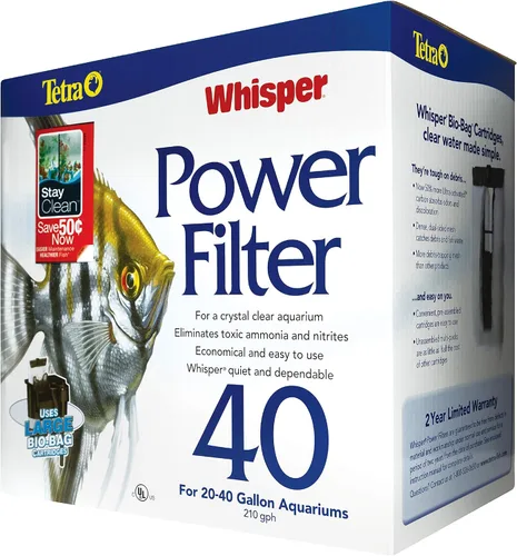 Vista 7 de Tetra Whisper Filtro de potencia, Negros & Grises