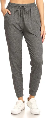 Vista 2 de Leggings Depot - Pantalones deportivos de calce relajado para mujer, con bolsillos y puños, ideales para yoga y entrenamiento