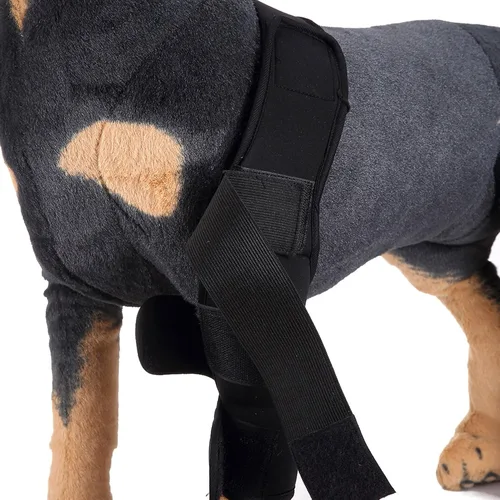 Vista 5 de Soporte de pierna de perro para pierna delantera y codo, protector de compresión para desgarro de ACL para cicatrización de heridas, prevención