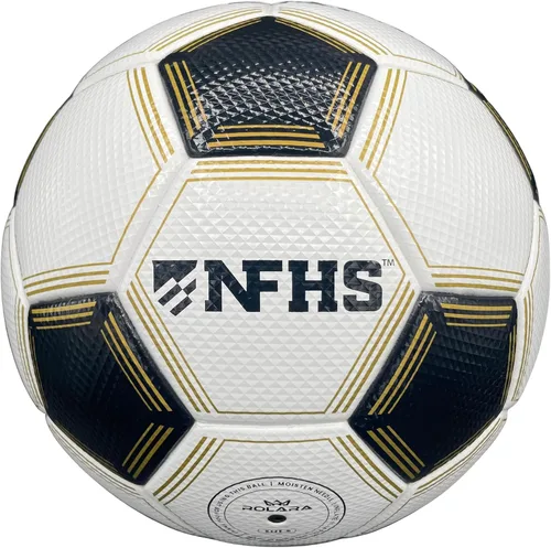 Vista 4 de Gold Series - Balón de fútbol de la serie 5, aprobado por la NFHS, de piel sintética coreana, profesional, resistente al agua con vejiga híbrida