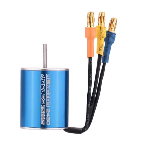 Vista 3 de Surpass Hobby 2430 5800KV 7200KV 4P Motor sin escobillas sin sensores y controlador de velocidad eléctrico ESC 25A sin escobillas para 1/16 1/18 RC