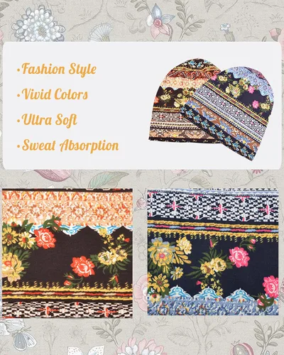 Vista 6 de ELLEWIN Gorro de algodón holgado hip-hop, suave, ligero, para correr, para adultos, para hombres y mujeres