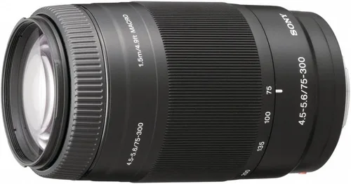Vista 2 de Sony Lente compacta de zoom de 2.953-11.811 in f/4.5-5.6 para cámara réflex digital Sony Alpha