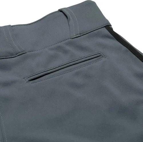 Vista 4 de CHAMPRO Boys Triple Crown Open-Bottom Baseball Pants with Braid