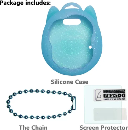 Vista 2 de JCHPINE Funda de silicona de repuesto para Tamagotchi Uni, protector de pantalla para accesorios para mascotas Tamagotchi Uni Band