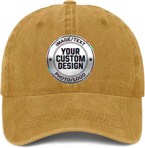 Vista 40 de Sombrero personalizado a granel Agregue su propio diseño aquí Sombreros personalizados Gorra de béisbol personalizada Hombres y mujeres
