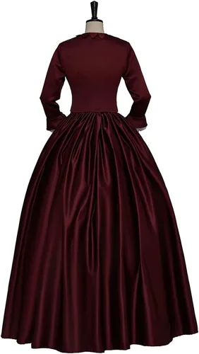 Vista 5 de The Piano Cosplay Ada McGrath - Disfraz victoriano de la década de 1860, vestido de baile rococó