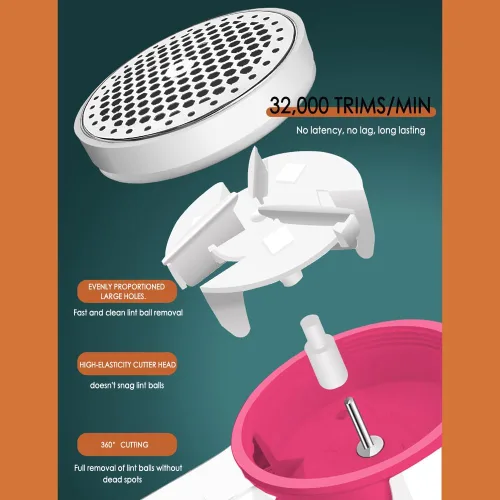 Vista 9 de 【Alta potencia, alta eficiencia】Quitamanchas eléctrico Nayoge para afeitar, afeitadora de tela, removedor de pelusas, quita las pelusas, suéteres