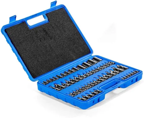 Vista 2 de XtremepowerUS 60 PC Star Socket Set Tamper Bit Plus Prueba S2 Chrome Herramientas W/Case