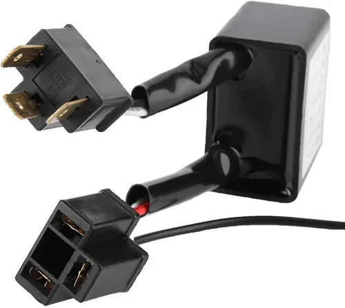 Vista 6 de Aramox Convertidor negativo, 2pcs aleación LED convertidor negativo interruptor negativo adaptador de arnés invertido polaridad para H4