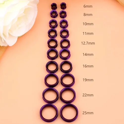 Vista 5 de JEWSEEN Juego de 8 manómetros de silicona suave de 0.07oz-1 pulgadas, tapones de silicona para los oídos flexibles para la piel del oído, tapones