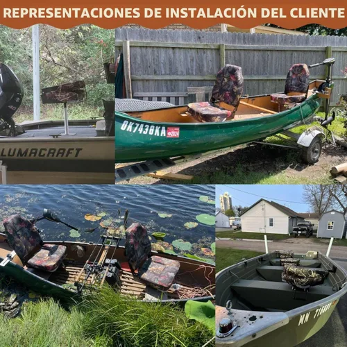 Vista 2 de Seamander - Paquete de 2 asientos de barco con respaldo alto de 23.5 pulgadas, asientos plegables para barco con bolsillo trasero, bisagras