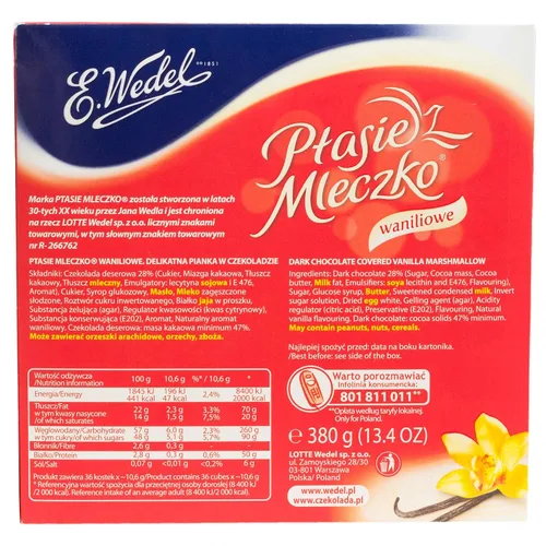 Vista 2 de E.Wedel Ptasie Mleczko, 13.40 oz