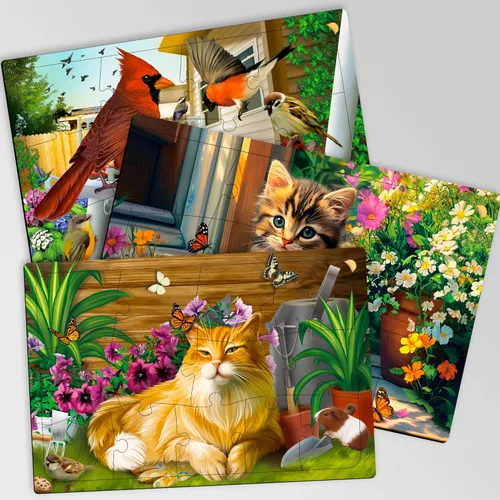 Vista 8 de QUOKKA 13 Piezas de Actividades para Demencia para Adultos - 3 Juego de Rompecabezas para Personas Mayores - Regalos Grandes para Personas Mayores