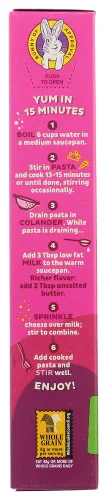 Vista 3 de Annie's Homegrown Bunny Shape Pasta & Yummy Cheese, 6 oz, 6