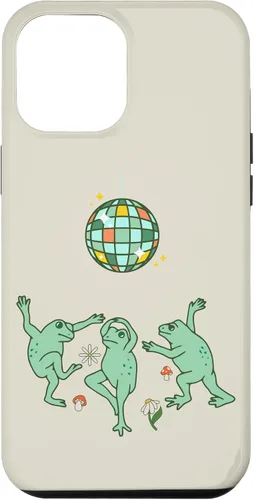 Vista 26 de Funny Frog Disco Dance 70s 80s Groovy Hippie Funky Party Case para iPhone 16