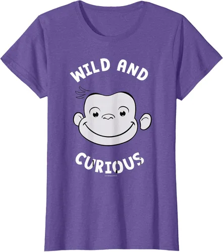 Vista 25 de Curious George Camiseta Big Face Wild and Curious Negro