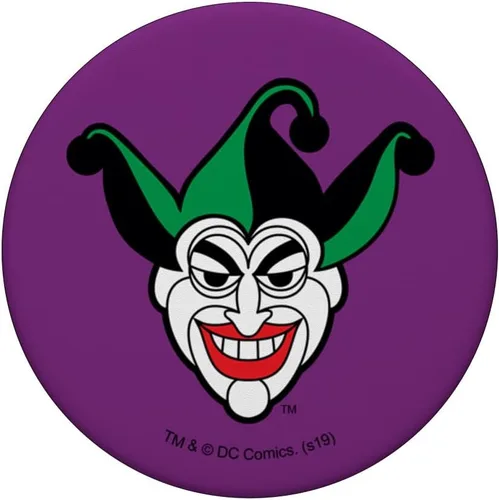 Vista 3 de PopSockets PopGrip estándar con símbolo de Joker de Batman