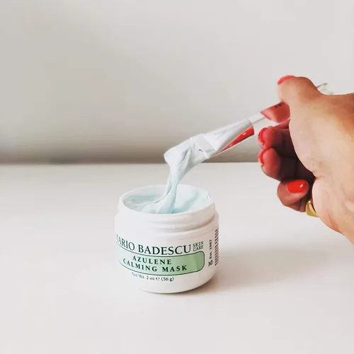 Vista 4 de Mario Badescu Máscara facial de arcilla para hombres y mujeres, minimizadora de poros, mascarilla facial para el cuidado de la piel, formulada
