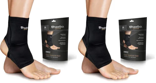 Vista 12 de Heelbo Manga de compresión de rodilla con fibras de cobre infundidas y tela transpirable para aliviar el dolor de rodilla, soporte de rodilla